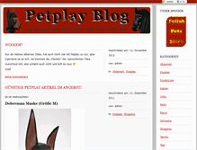 Tablet Screenshot of petplay-blog.com
